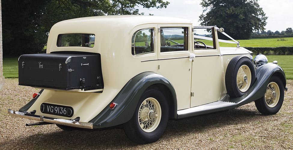 1936 Phantom III Rolls Royce Sedanca De Ville (Rear)